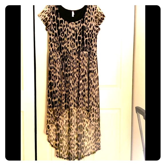 Xhilaration Dresses & Skirts - Plus Hi-Low Animal Print Dress. EXC. Condition XXL